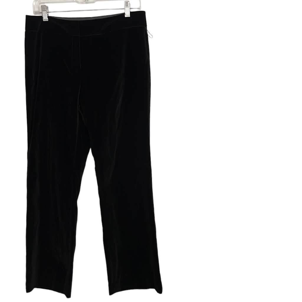 Nwt Talbots Collection Black Velvet Pants
